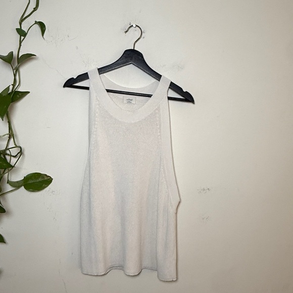 Wilfred By Aritzia White Sleeveless Halter Knit Top - 2XL - Picture 8 of 8